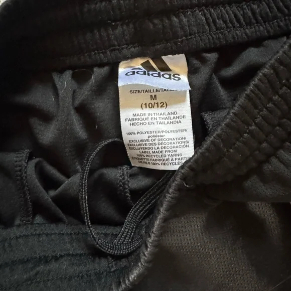 Set of Adidas Athletic Shorts blue, gray, black. Old navy grey print. Size 10/12 - Picture 3 of 6